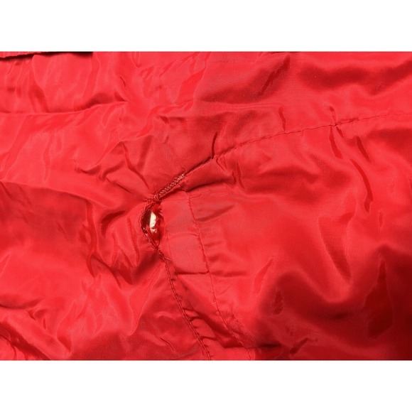 Vintage 70s Starter Jacket Coaches Size L Red Slender Seekers Patch - Picture 4 of 15